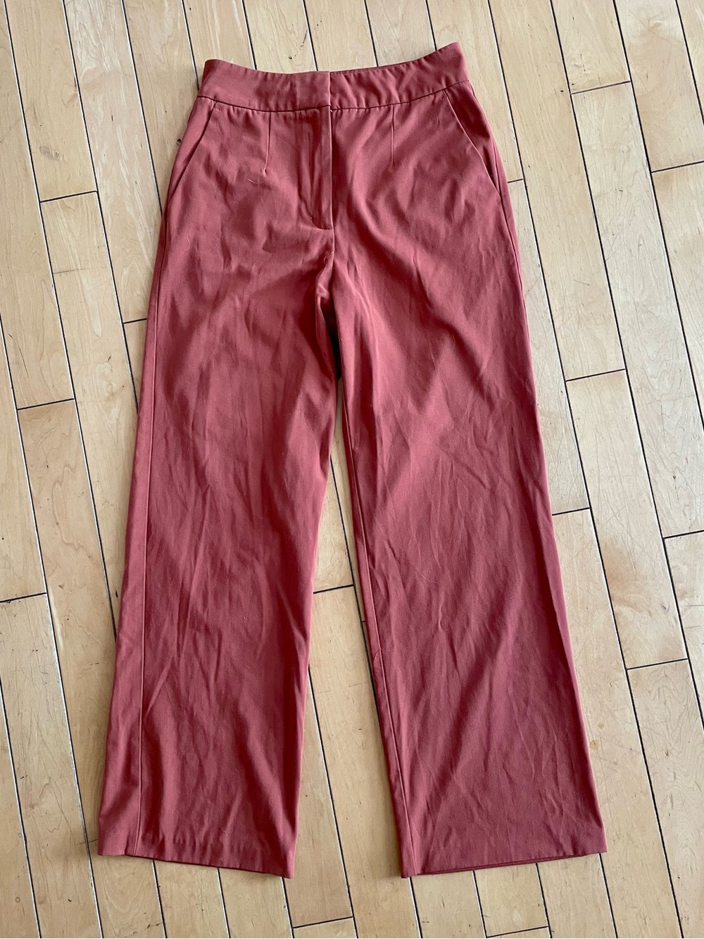 Dynamite Rust-Tone Wide Leg Trousers